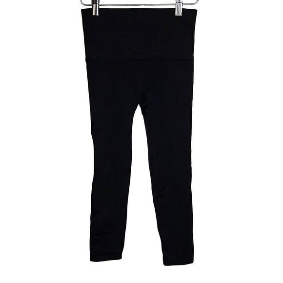 SPANX Look at Me Now Seamless Cropped Leggings Black NWOT Small - Picture 2 of 8